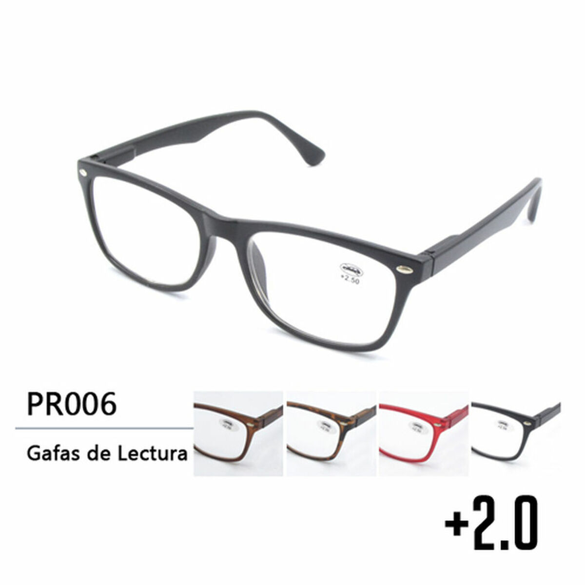Glasögon Comfe PR006 +2.0 Läsning - 2