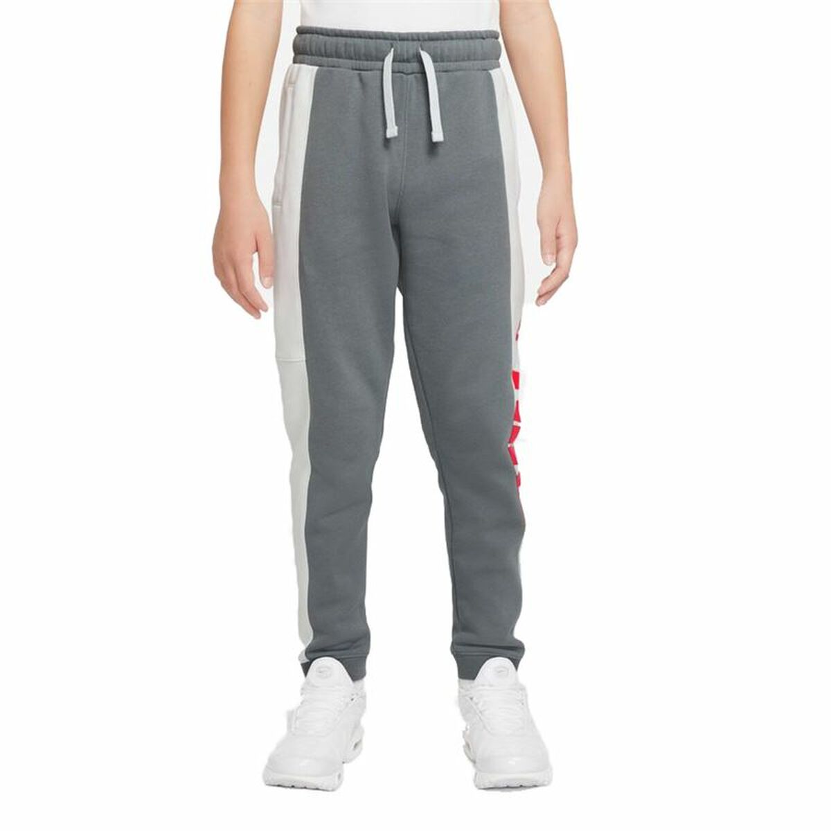 Nederdel träningsoverall för barn Nike Sportswear  Vit Mörkgrå - 12
