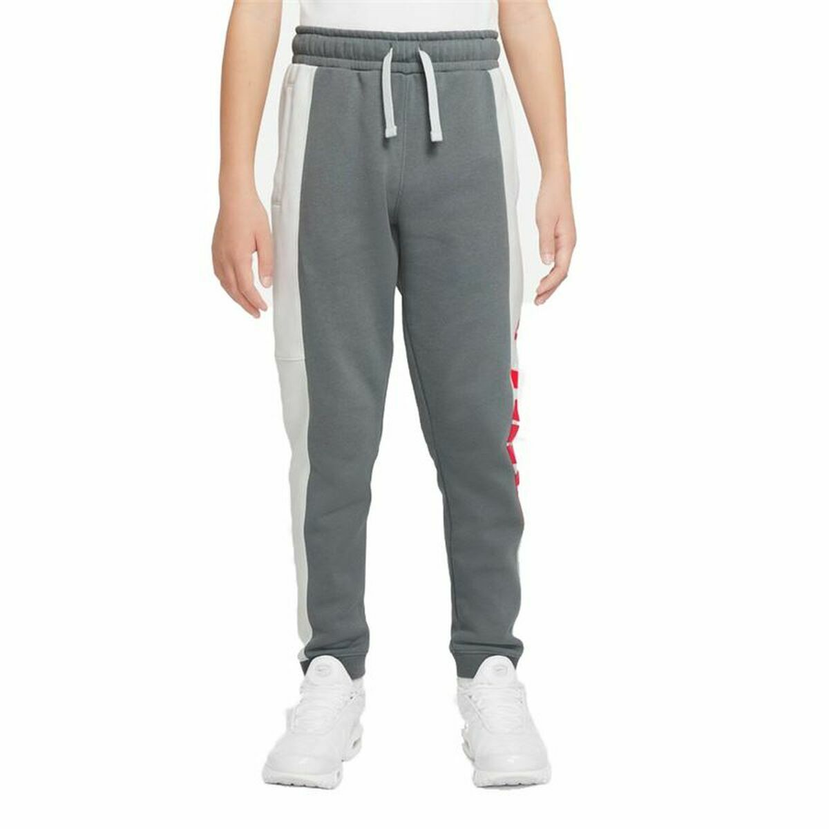Nederdel träningsoverall för barn Nike Sportswear  Vit Mörkgrå - 4