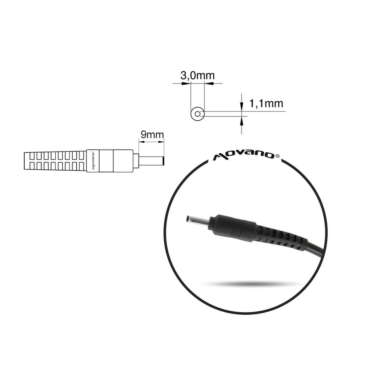 Laptopladdare Mitsu 5ZM049 40 W - 2
