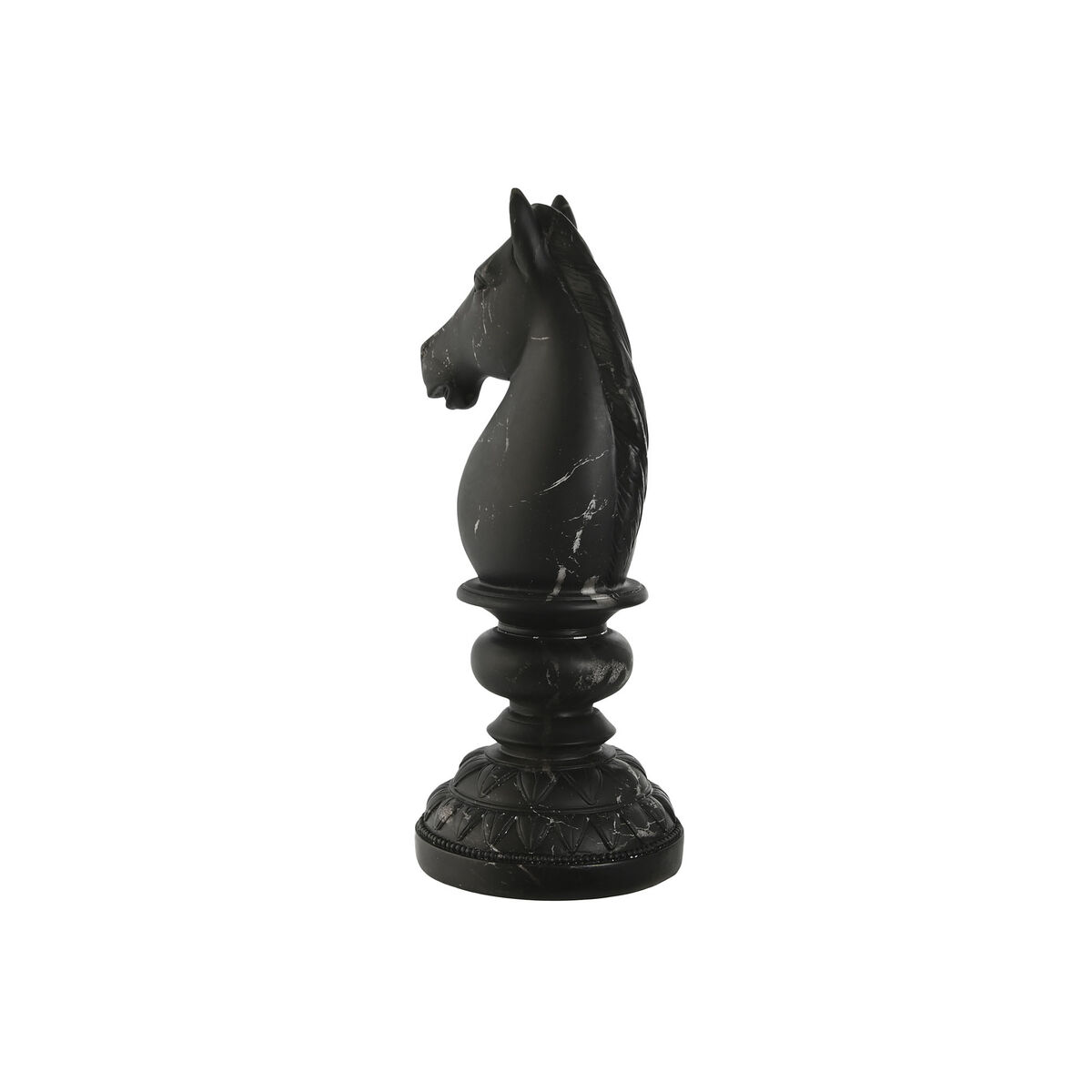 Prydnadsfigur Home ESPRIT Svart Häst 13 x 13 x 33 cm - 2