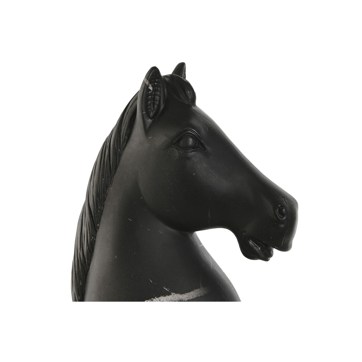 Prydnadsfigur Home ESPRIT Svart Häst 13 x 13 x 33 cm - 4