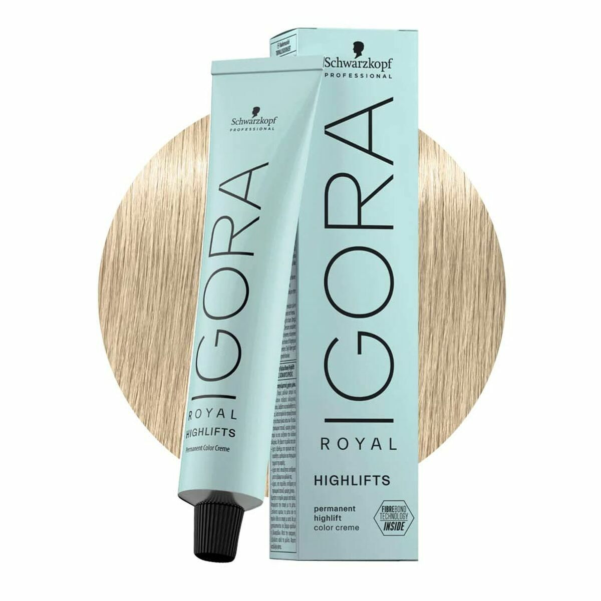Permanent hårfäg - creme Schwarzkopf Igora Royal Highlifts Nº 12.2 (60 ml) - 2