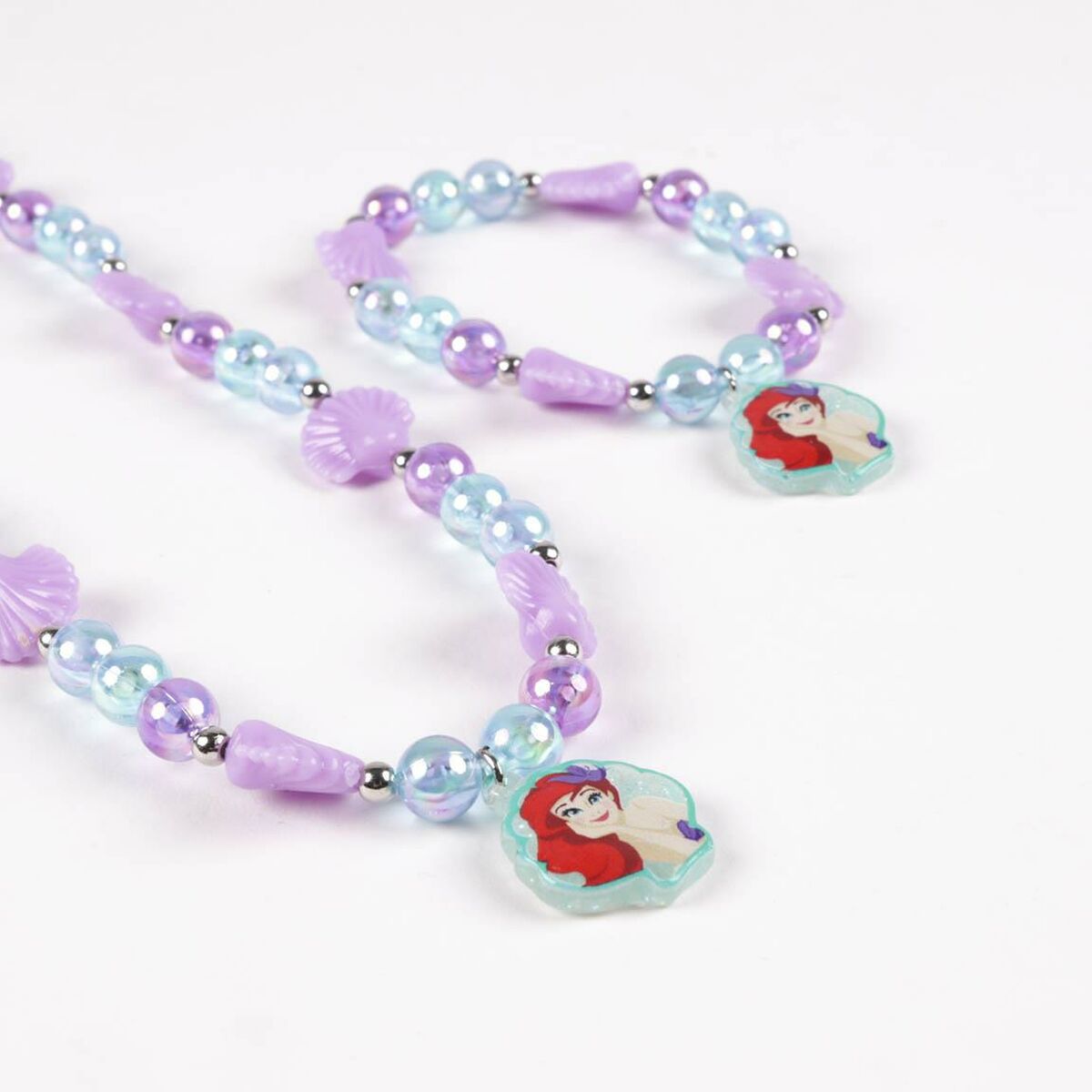 Necklace and Bracelets set Disney Princess Purpur 2 Delar - 3