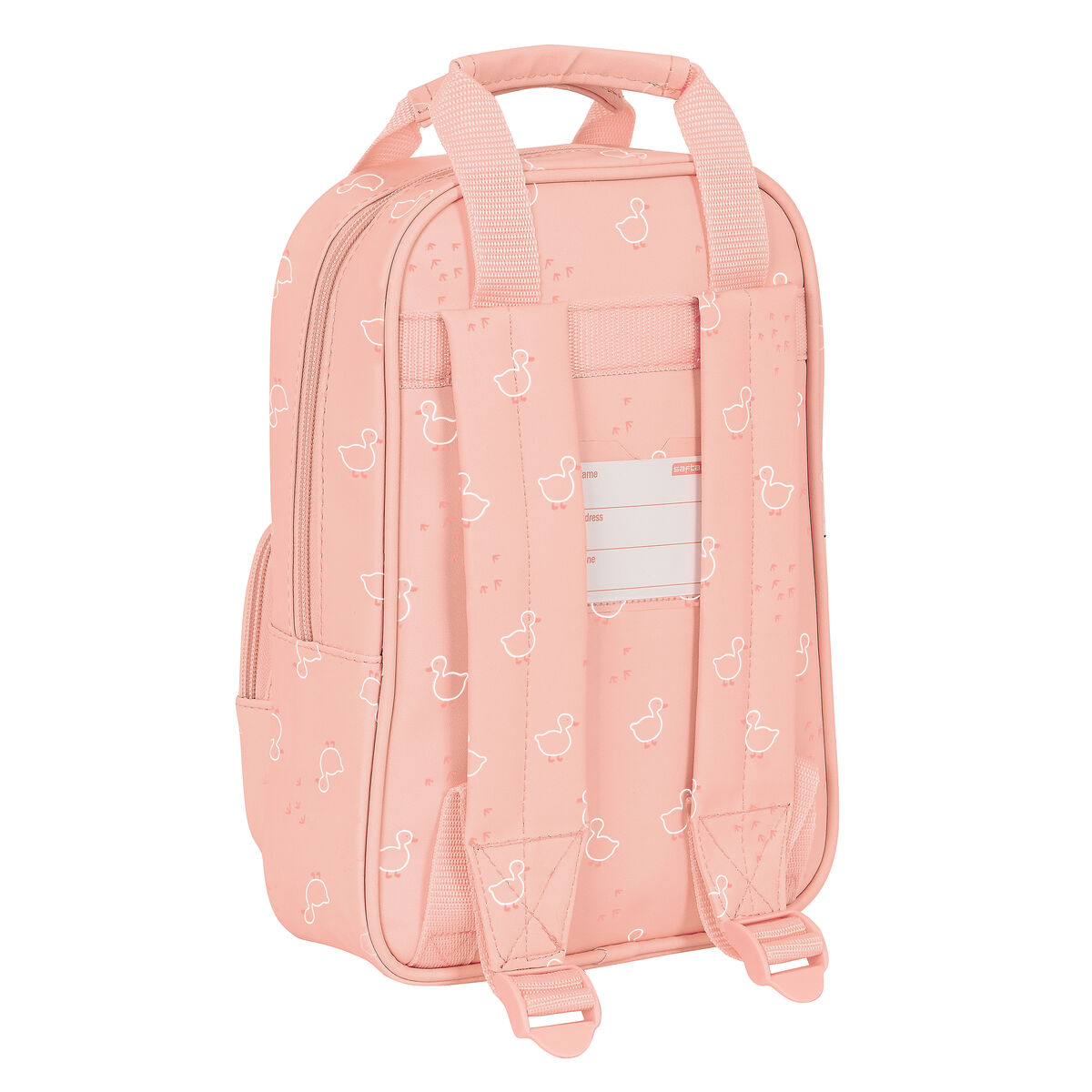 Skolryggsäck Safta Patito 20 x 28 x 8 cm Rosa - 5