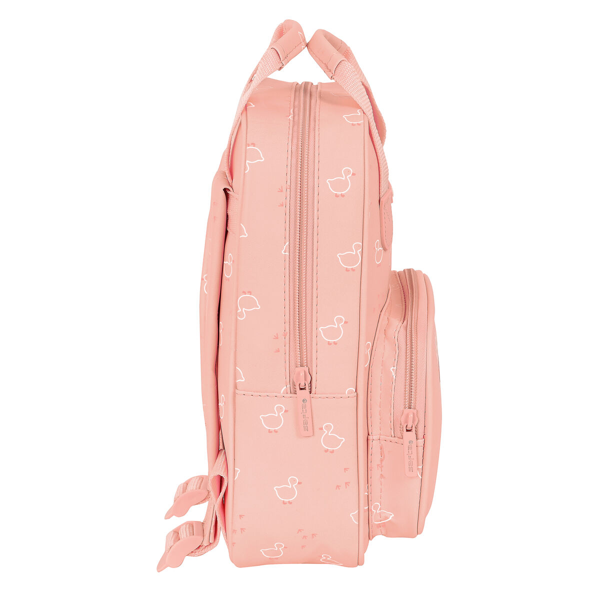 Skolryggsäck Safta Patito 20 x 28 x 8 cm Rosa - 4