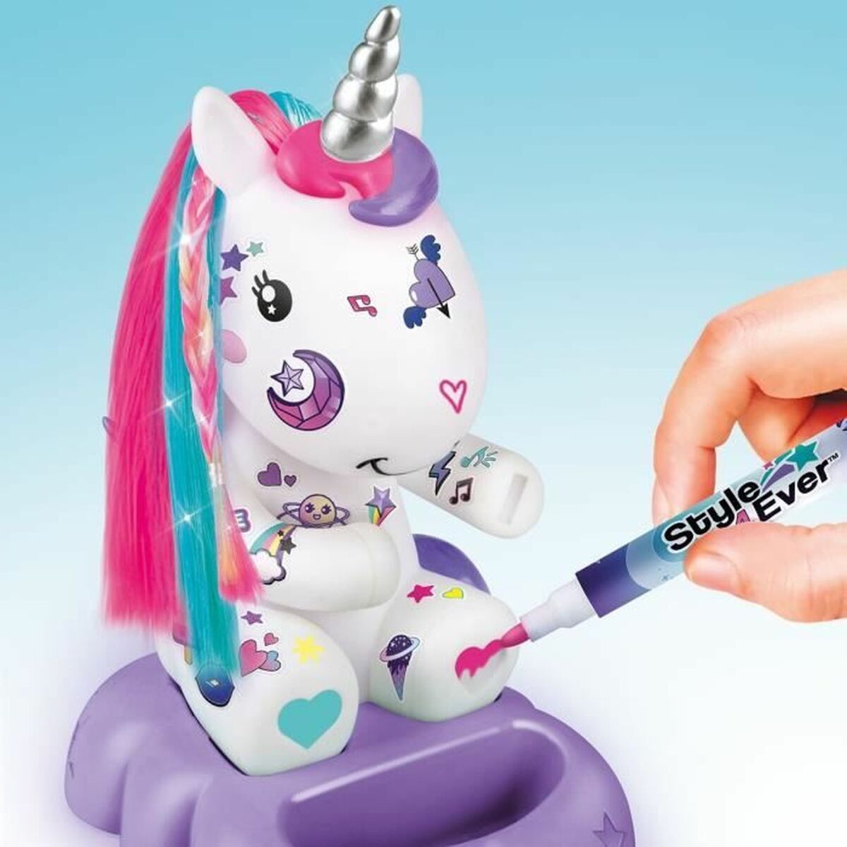 Lysande enhörning Canal Toys Cosmic Unicorn Lamp to Decorate Collector's Editio Multicolour - 5