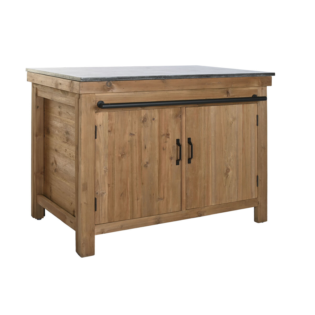 Köksmöbler Home ESPRIT Svart Naturell 120 x 75 x 90 cm