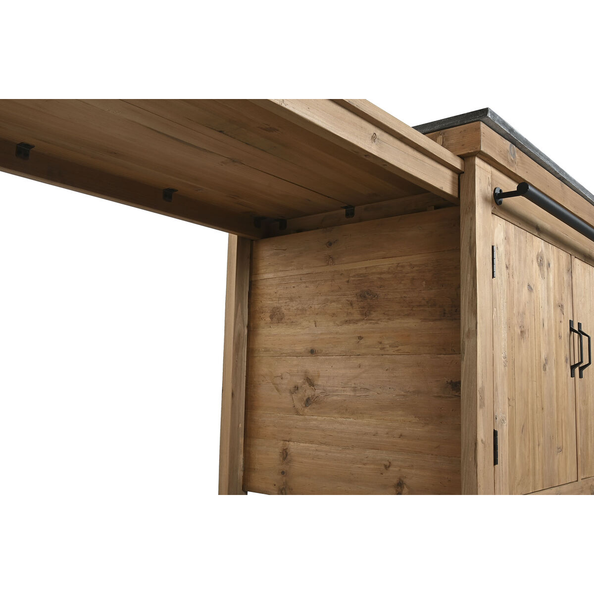 Köksmöbler Home ESPRIT Svart Naturell 120 x 75 x 90 cm - 2