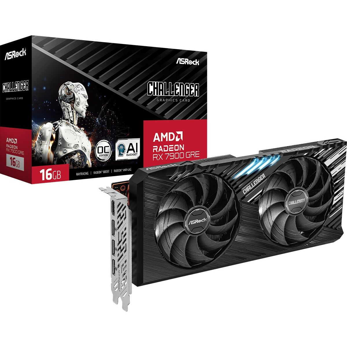 Grafikkort ASRock Challenger RADEON RX 7900 16 GB GDDR6