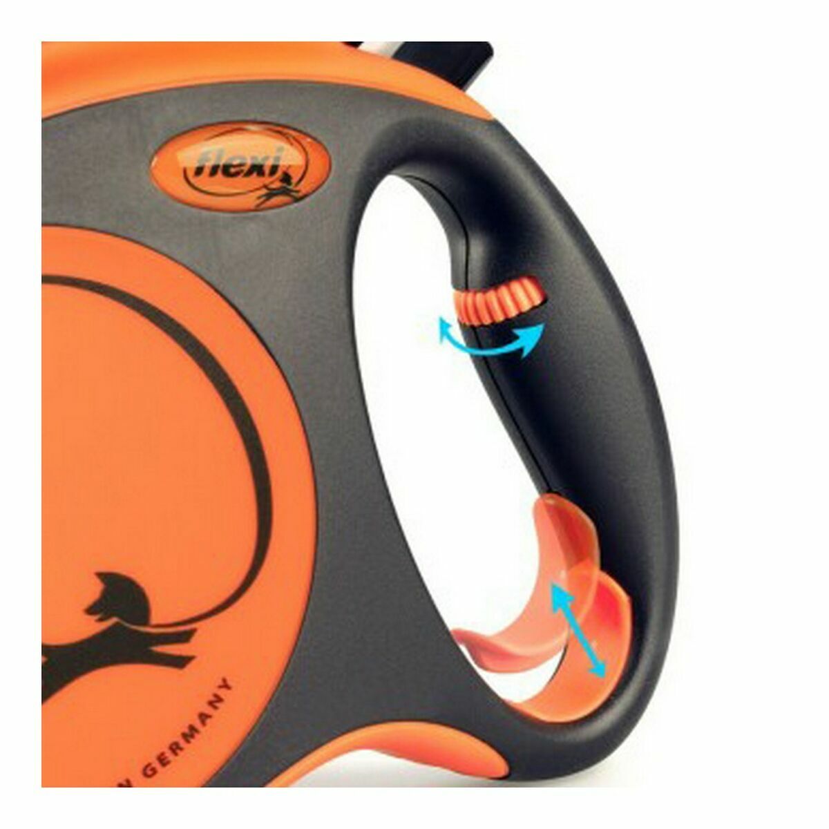 DoHundkoppel Flexi Xtreme Orange M - 2