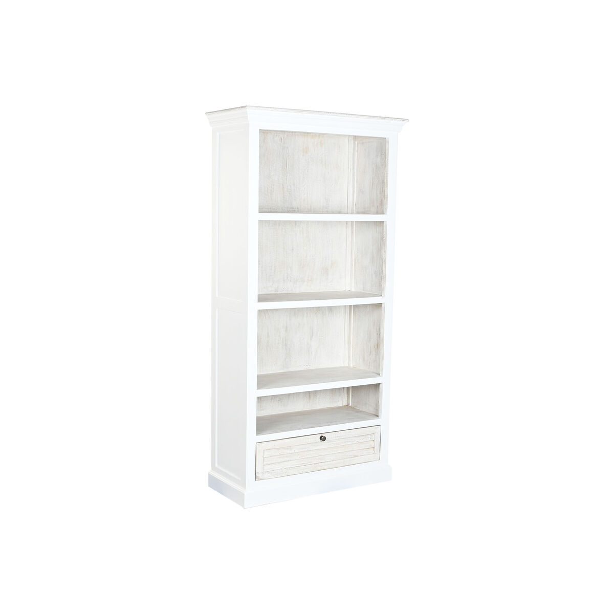 Bokhylla Home ESPRIT Vit Mangoträ 90 x 40 x 180 cm