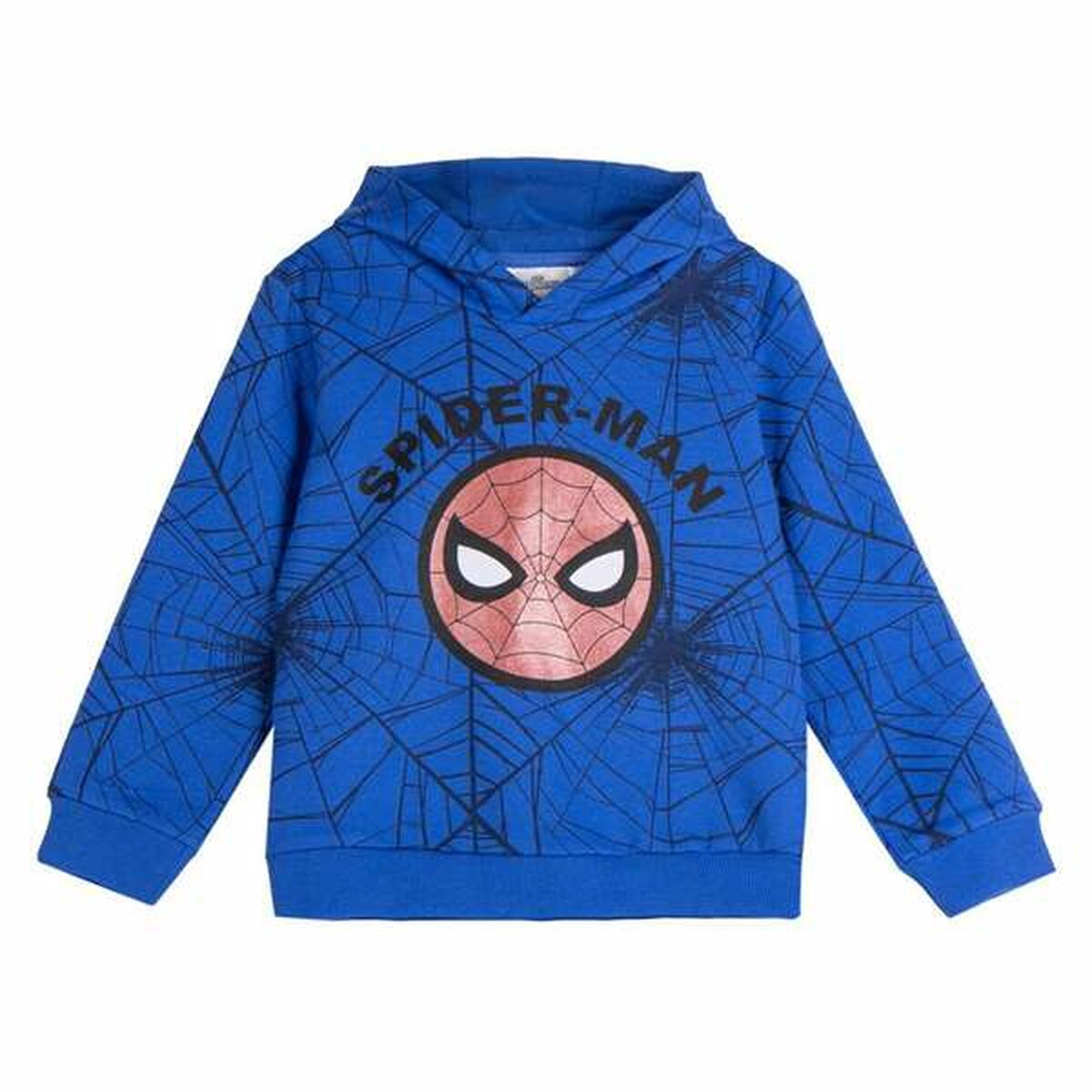 Tröja med huva Unisex Spider-Man Blå