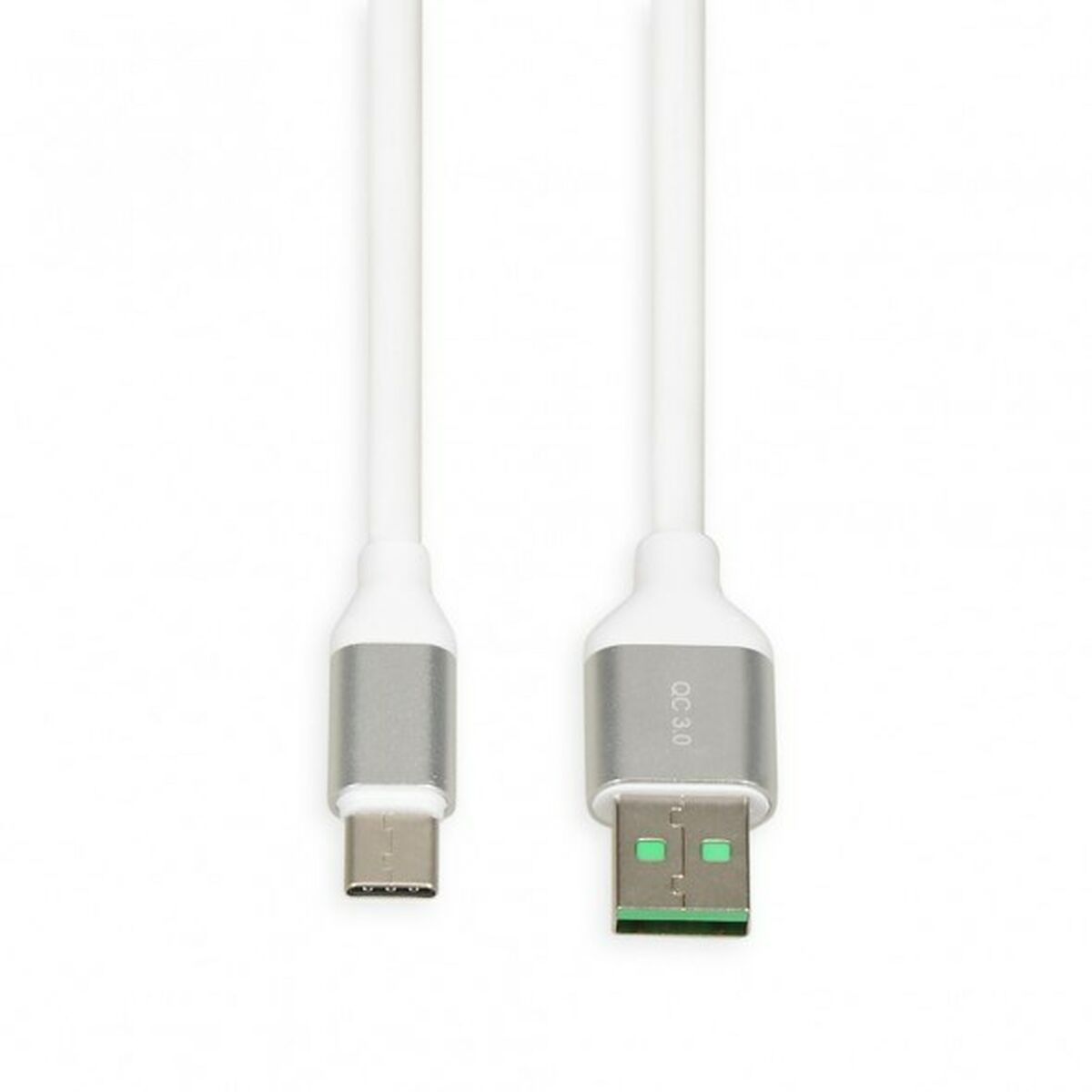 USB-C-kabel till USB Ibox IKUMTCWQC Vit 1,5 m - 3