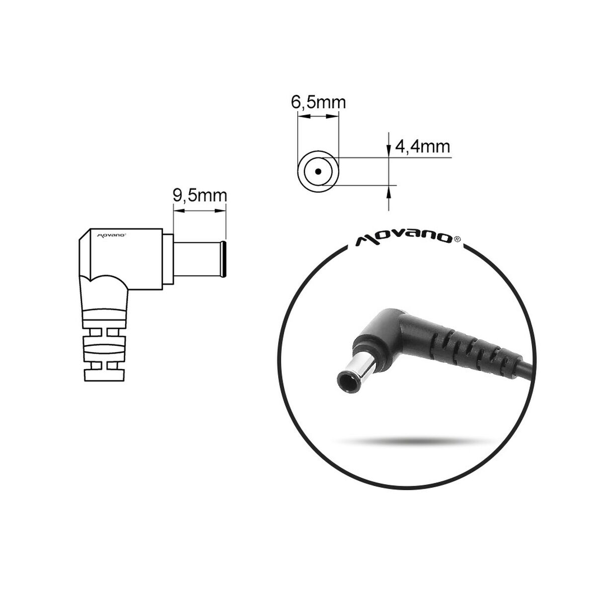 Laptopladdare Mitsu 5ZM056 Sony 90 W - 2