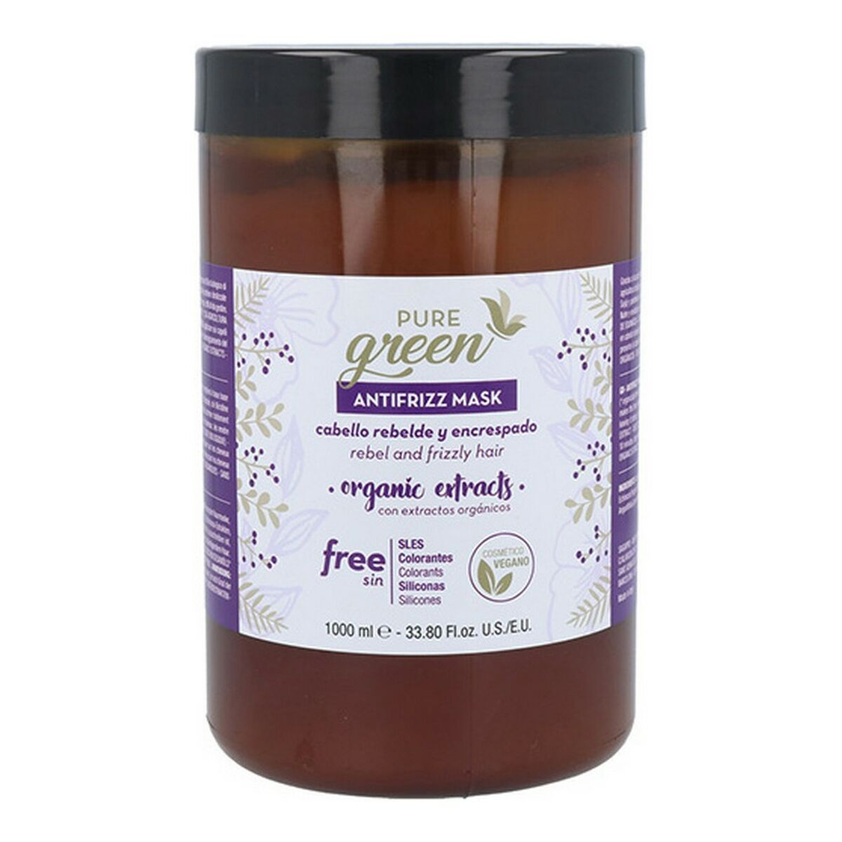 Hårinpackning Pure Green Antifrizz - 2