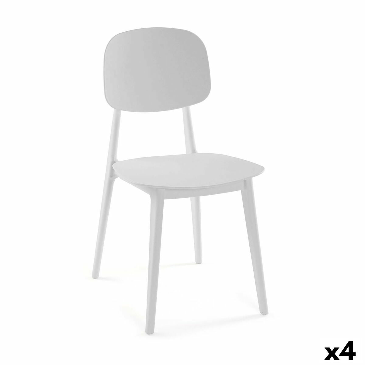 Stol Versa Vit 39,5 x 80 x 41,5 cm (4 antal)