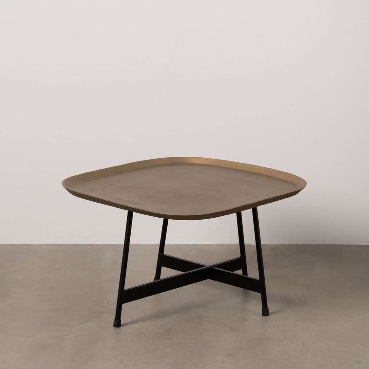 Soffbord Svart Gyllene 61 x 61 x 37 cm - 2