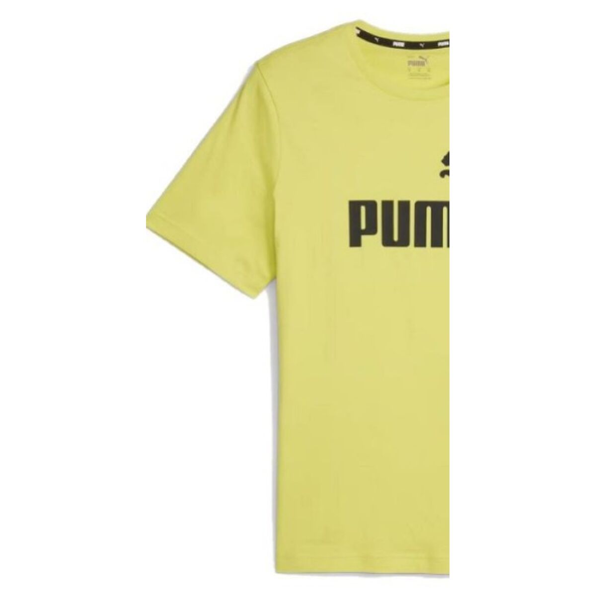 Sporttröja med ärmar Puma ESS LOGO TEE 586667 66 Grön - 2