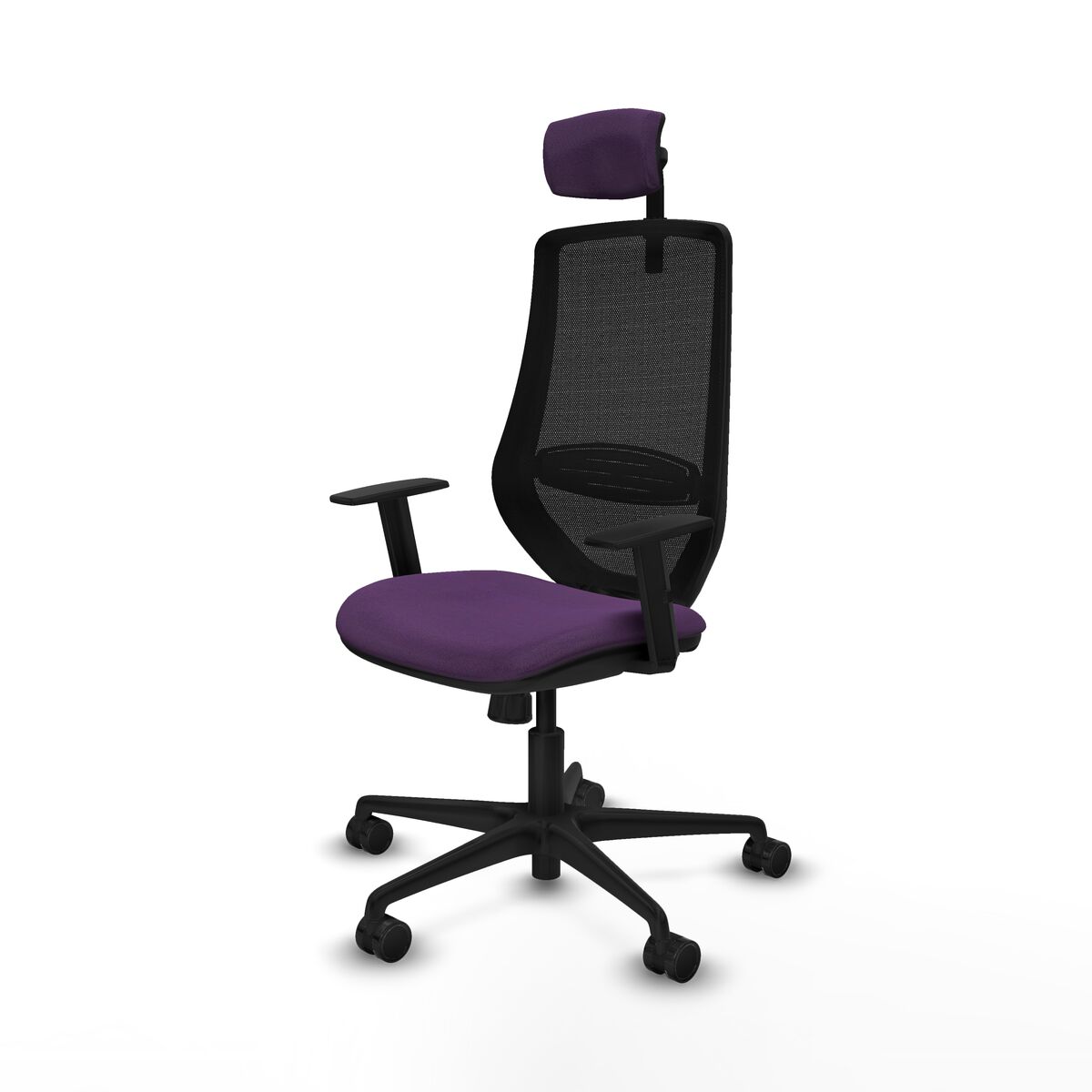 Kontorsstol Piqueras y Crespo D036N2W Purpur - 2