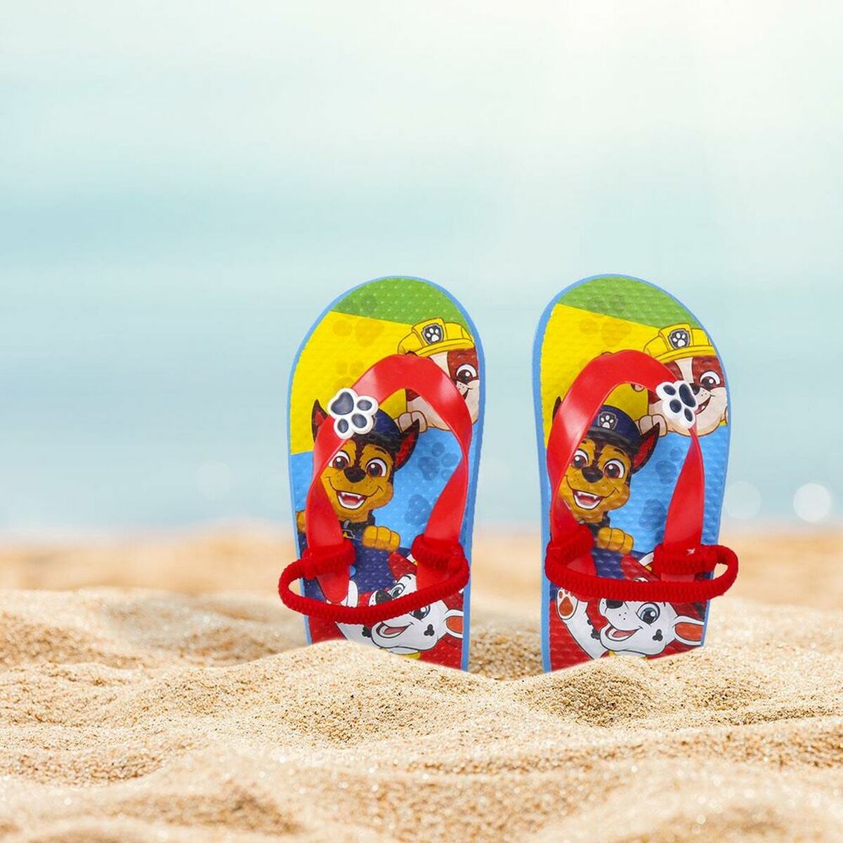 Strandtofflor för barn The Paw Patrol Blå - 9