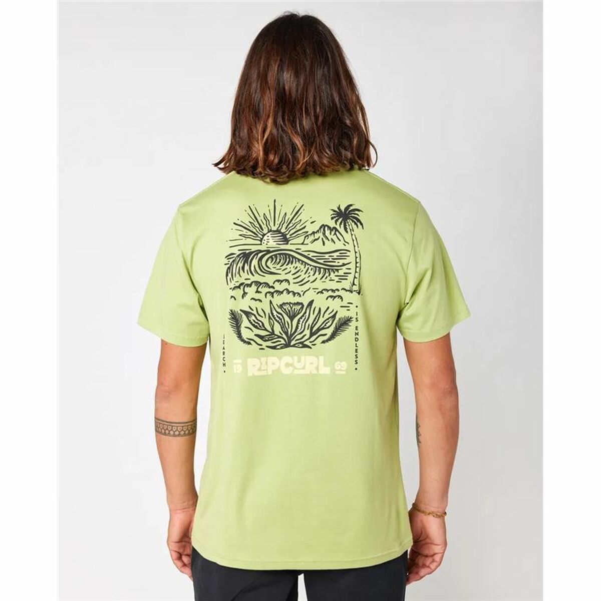 T-shirt med kortärm Herr Rip Curl Surf Paradise FB - 4
