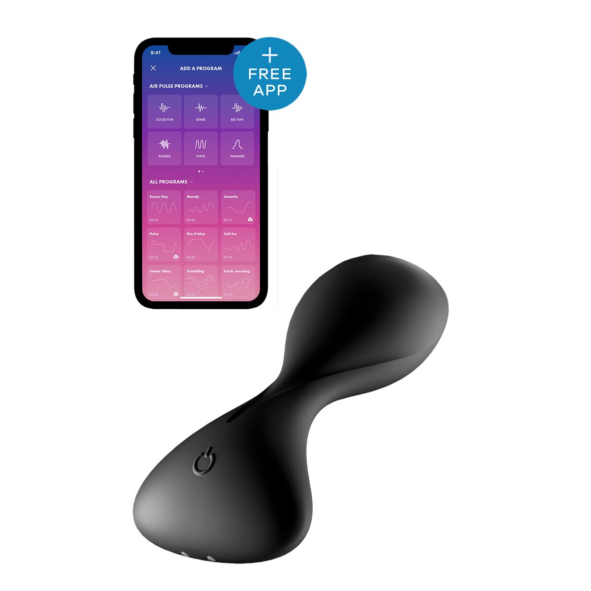 Analplugg Satisfyer Svart