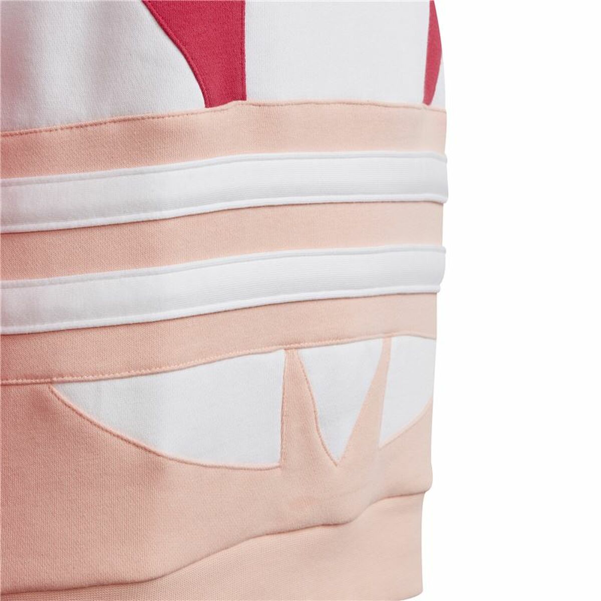 Träningsoverall barn Adidas Trefoil Korall - 12