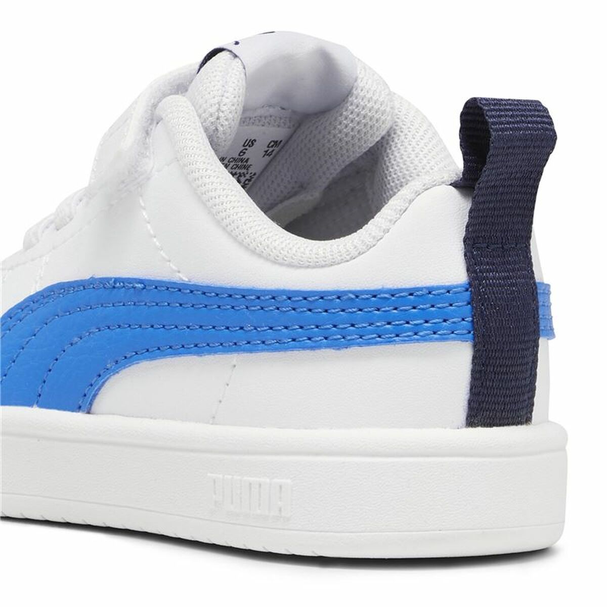 Sportskor för barn Puma Rickie+ Blå Vit - 2