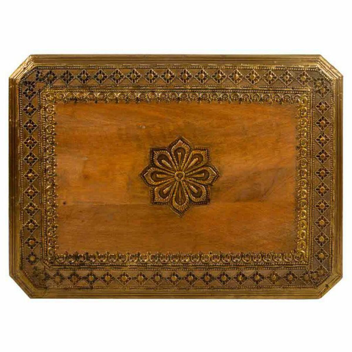 Nattduksbord Alexandra House Living Gyllene 28 x 61 x 38 cm - 5