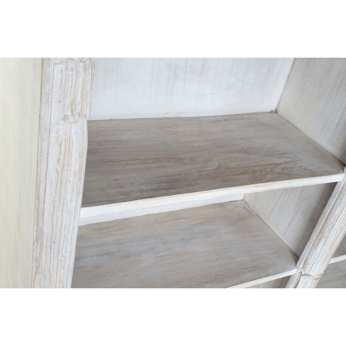Bokhylla Home ESPRIT Vit Mangoträ Trä MDF 180 x 40 x 200 cm - 2