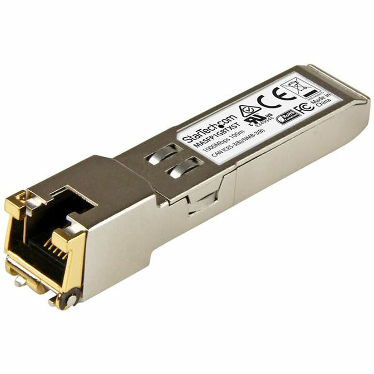 SFP fibermodul MonoModo Startech MASFP1GBTXST - 8