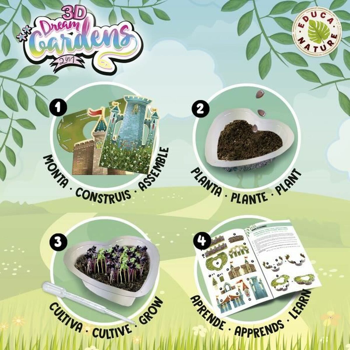 Vetenskapsspel Educa Dream Gardens 3D - 6