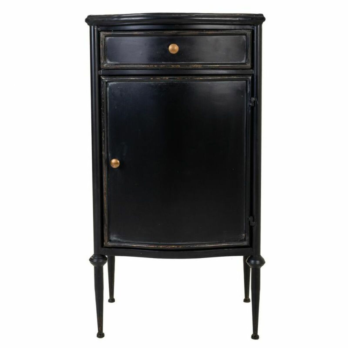 Nattduksbord Alexandra House Living Svart 36 x 86 x 46 cm - 4