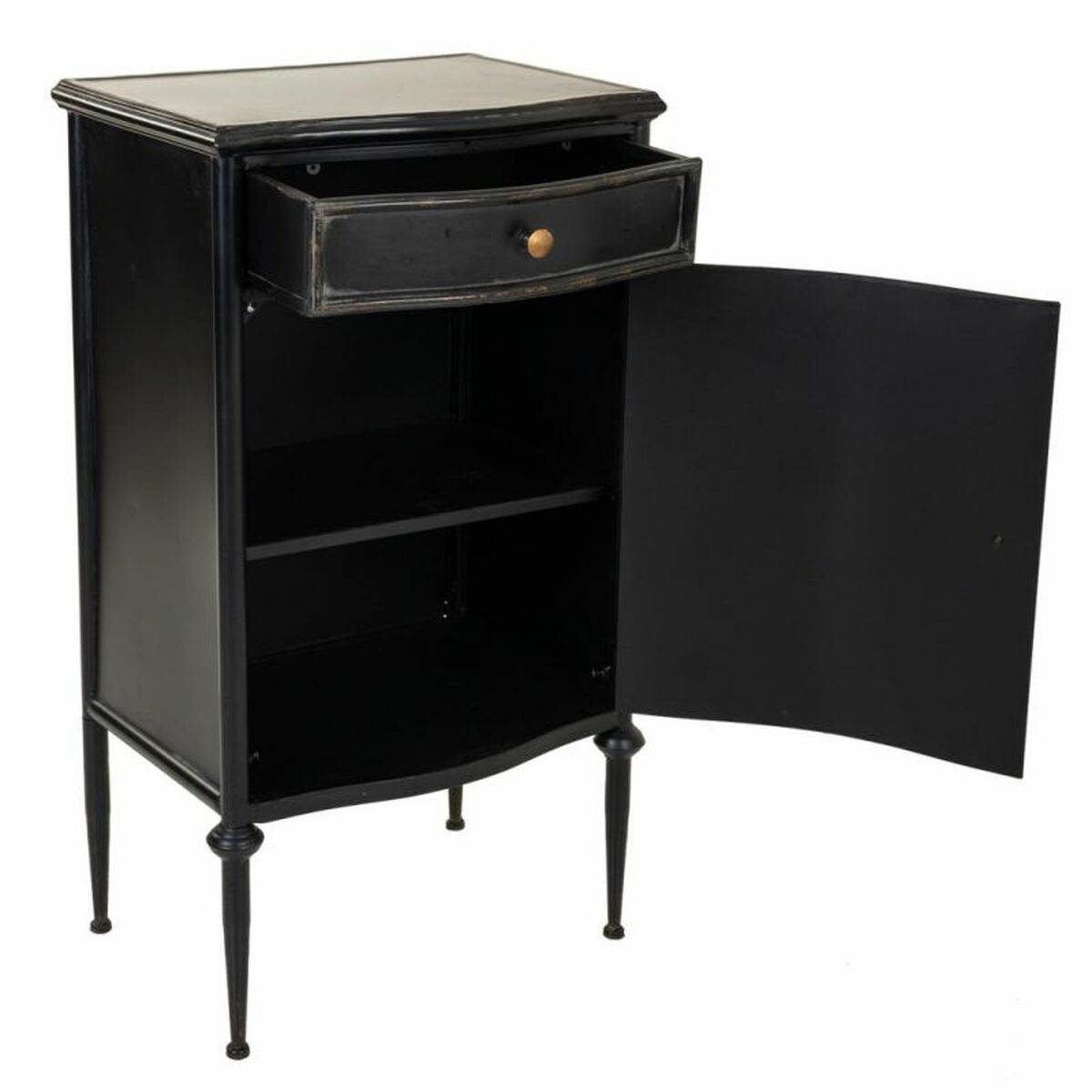 Nattduksbord Alexandra House Living Svart 36 x 86 x 46 cm - 5