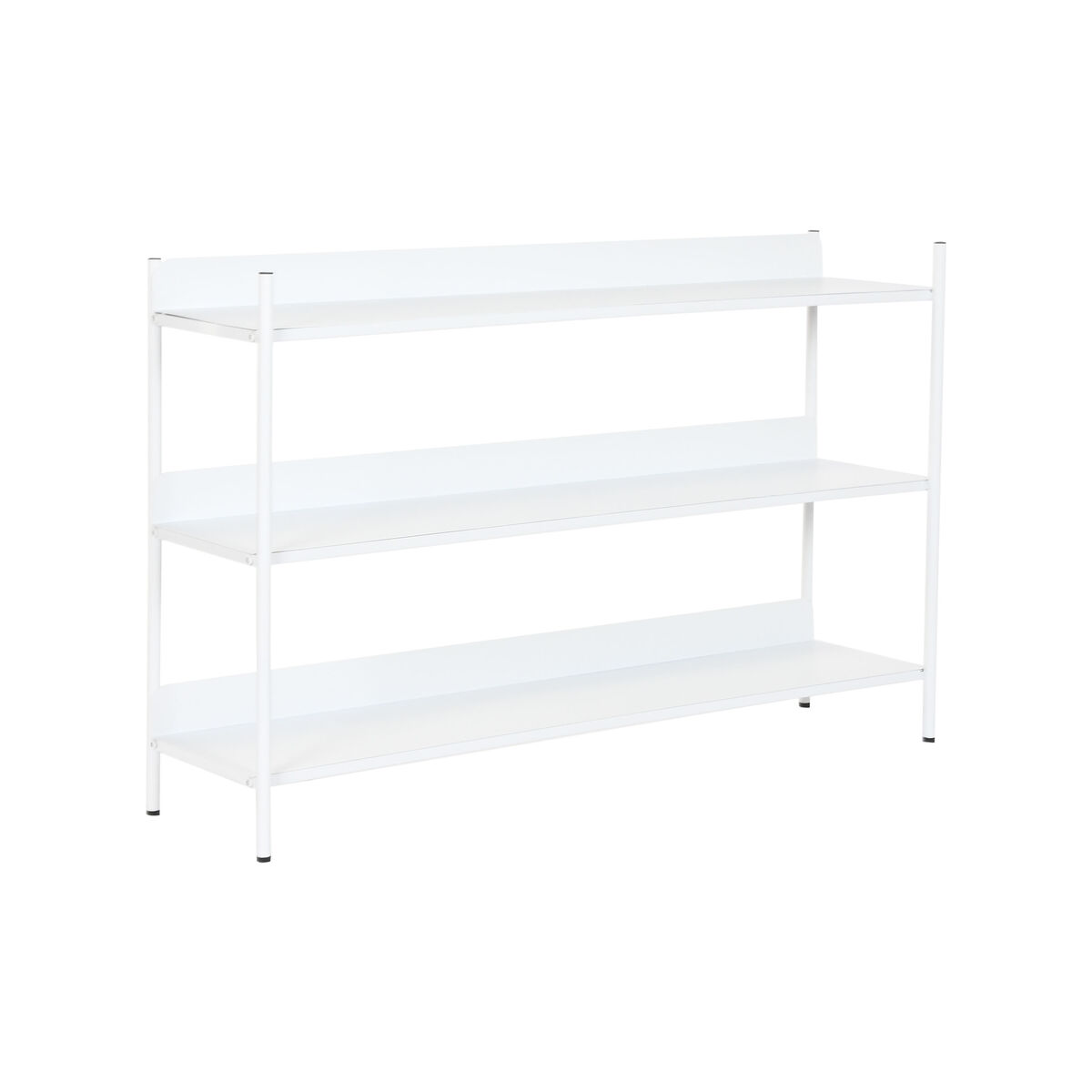 Bokhylla Home ESPRIT Vit Metall 120 x 30 x 76 cm