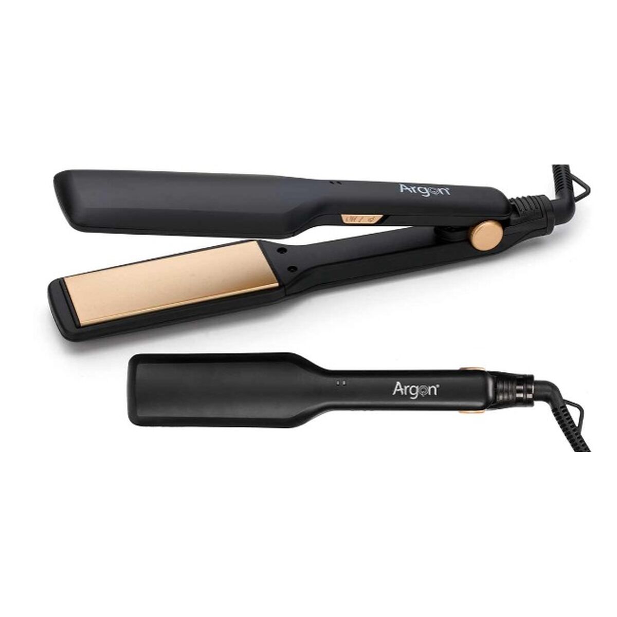 Plattång Argon Svart Gyllene 35 W