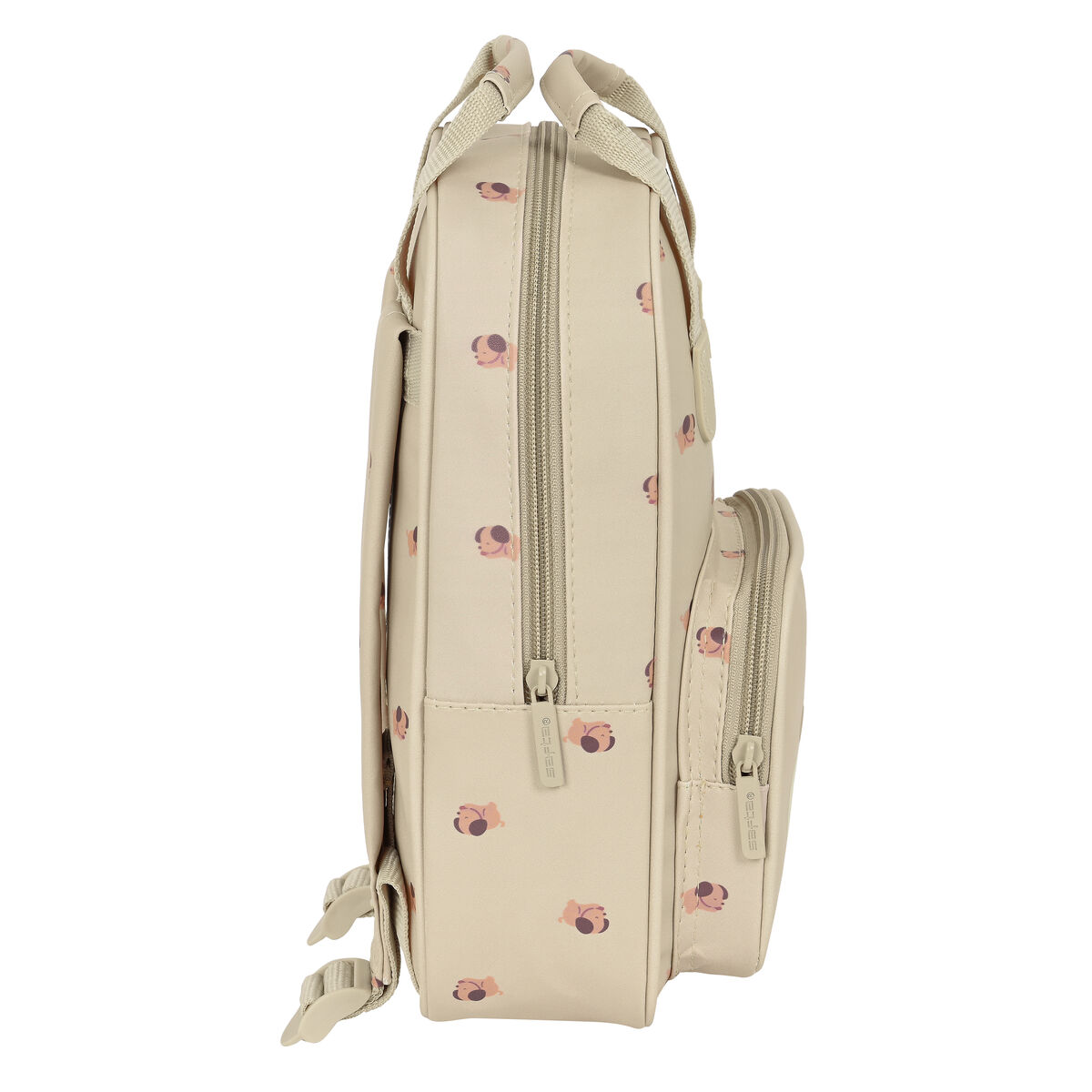 Skolryggsäck Safta Puppy 20 x 28 x 8 cm Beige - 4