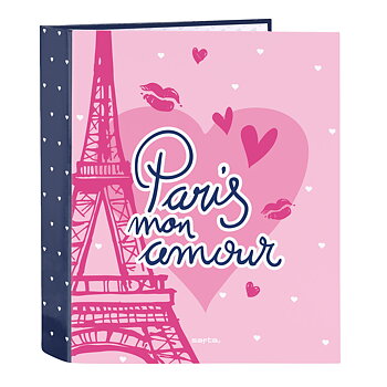 Ringpärm Safta Paris Rosa Marinblå A4 27 x 33 x 6 cm