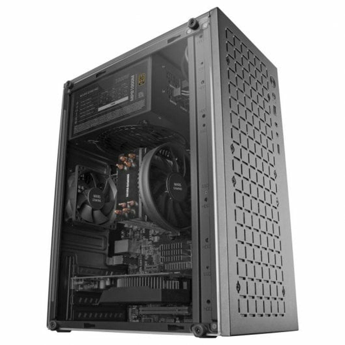 ATX Semitorn Mars Gaming MC1000 Svart - 2