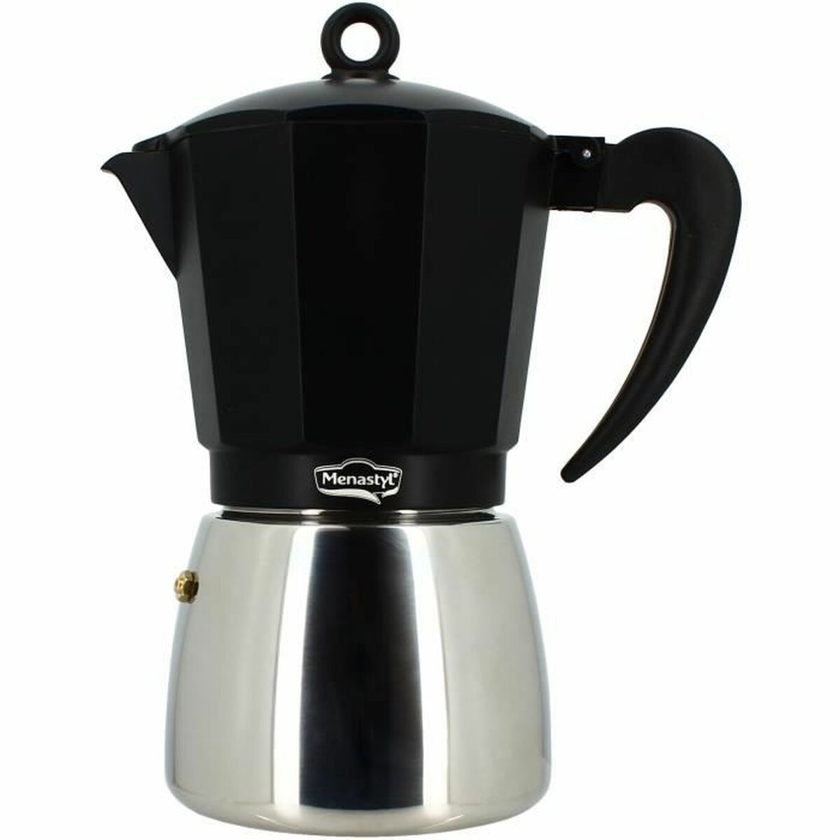 Italiensk Kaffepanna Menastyl Aluminium 12 Csészék (12 antal)