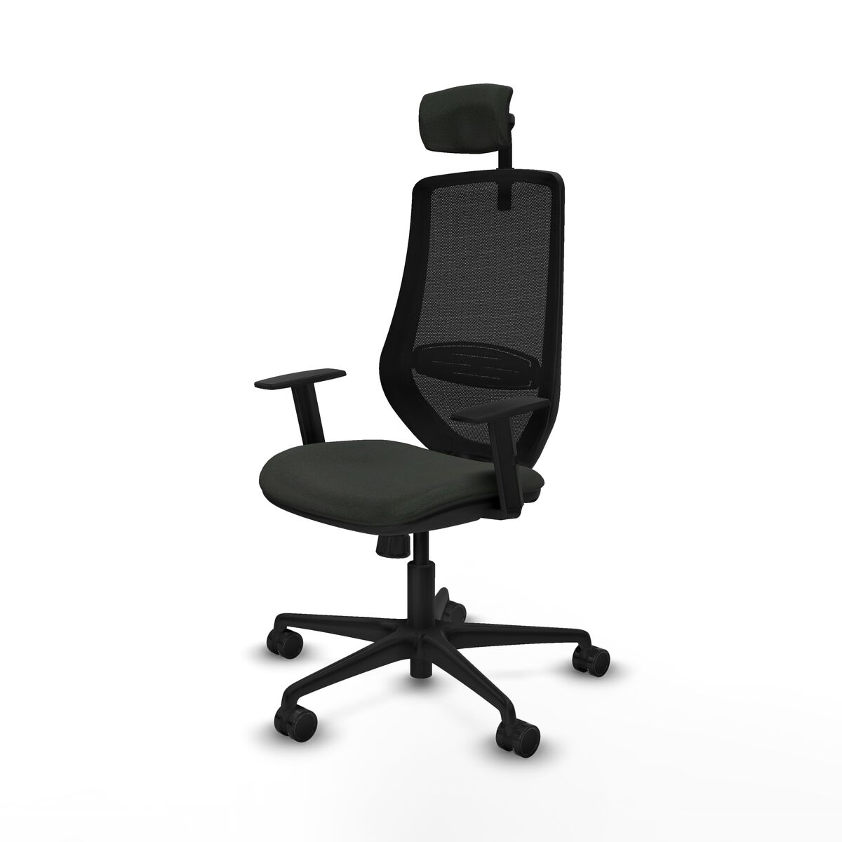 Kontorsstol Piqueras y Crespo D036N2W Svart - 2