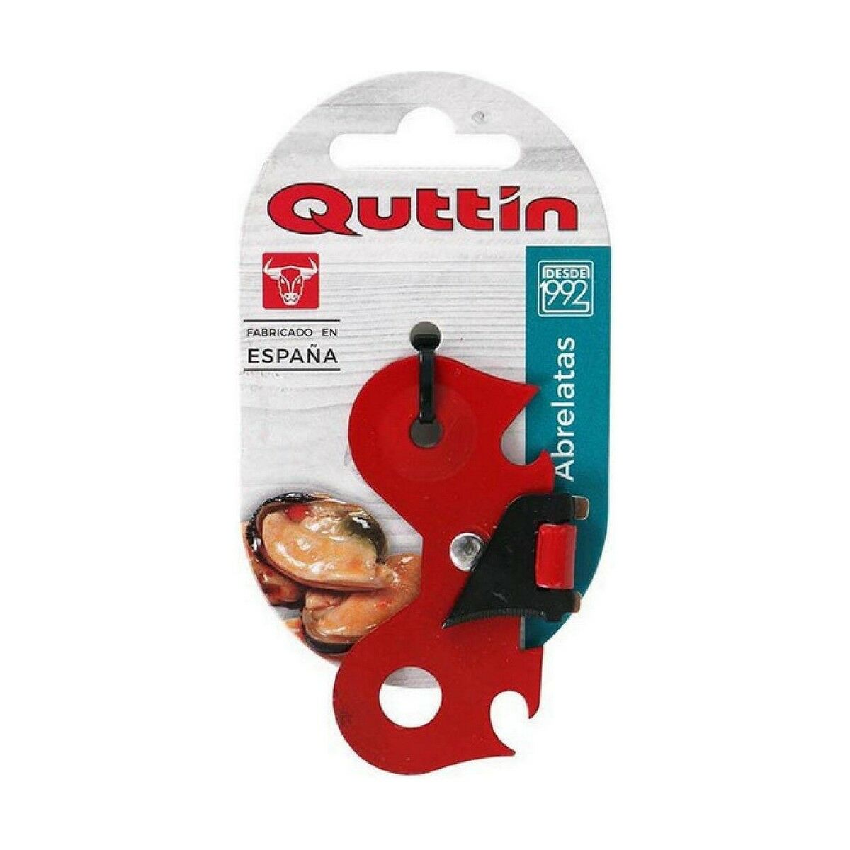 Konservöppnare Quttin Röd Fjäril Hopfällbar 7 x 4 x 0,3 cm (24 antal) - 4