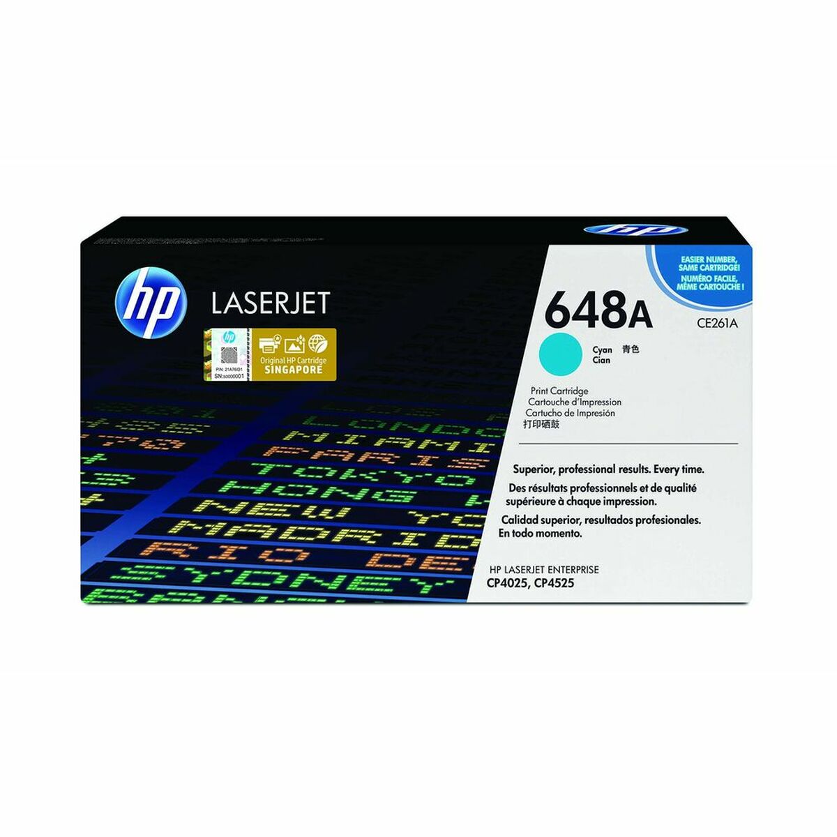 Toner HP CE261A Turkos - 2