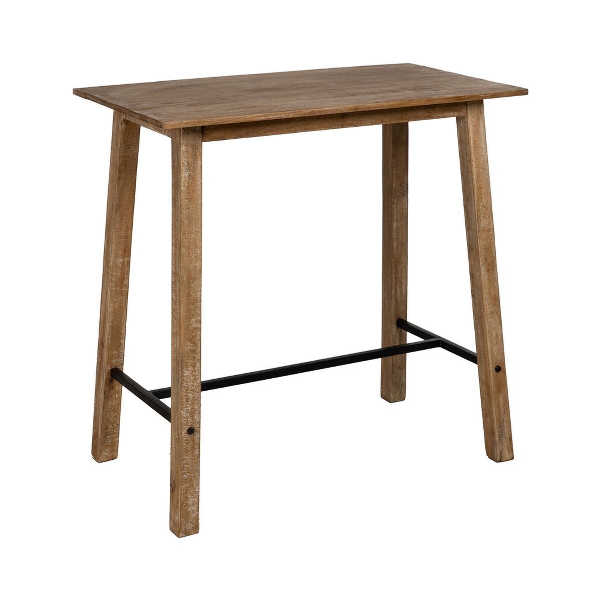 Bord Svart Naturell 110 x 60 x 110 cm