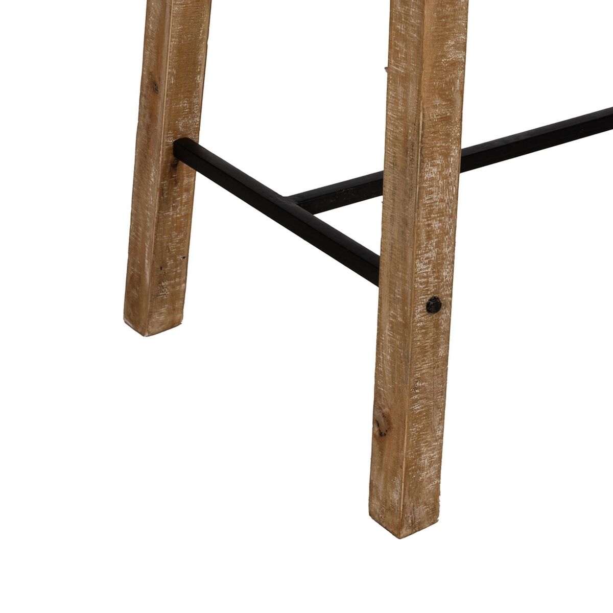 Bord Svart Naturell 110 x 60 x 110 cm - 6