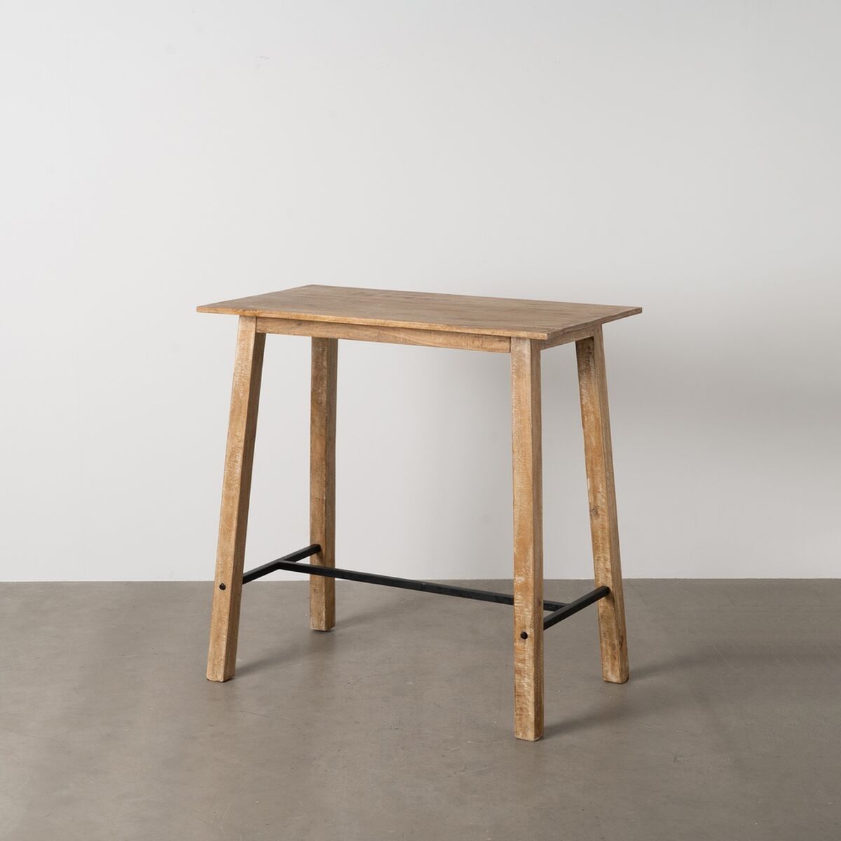 Bord Svart Naturell 110 x 60 x 110 cm - 2
