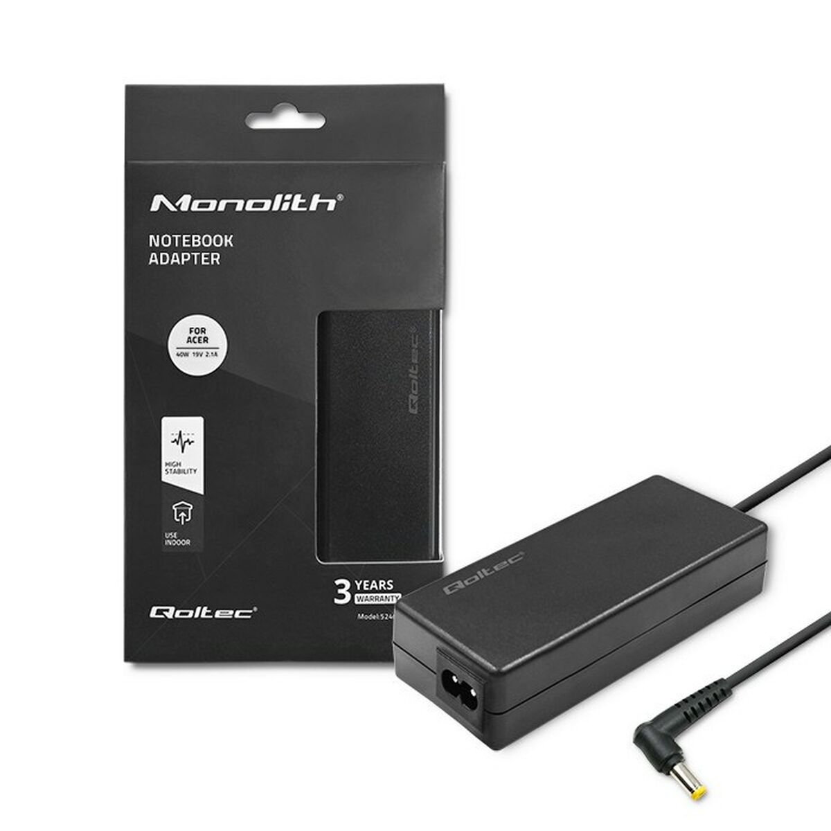 Laptopladdare Qoltec 52410 40 W