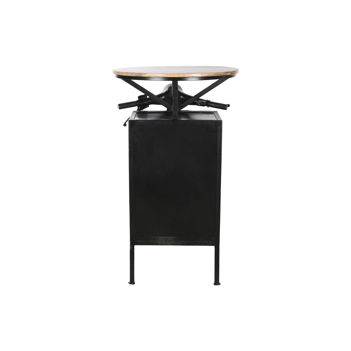 Sidobord Home ESPRIT Brun Svart Järn Mangoträ 116 x 72 x 110 cm - 4