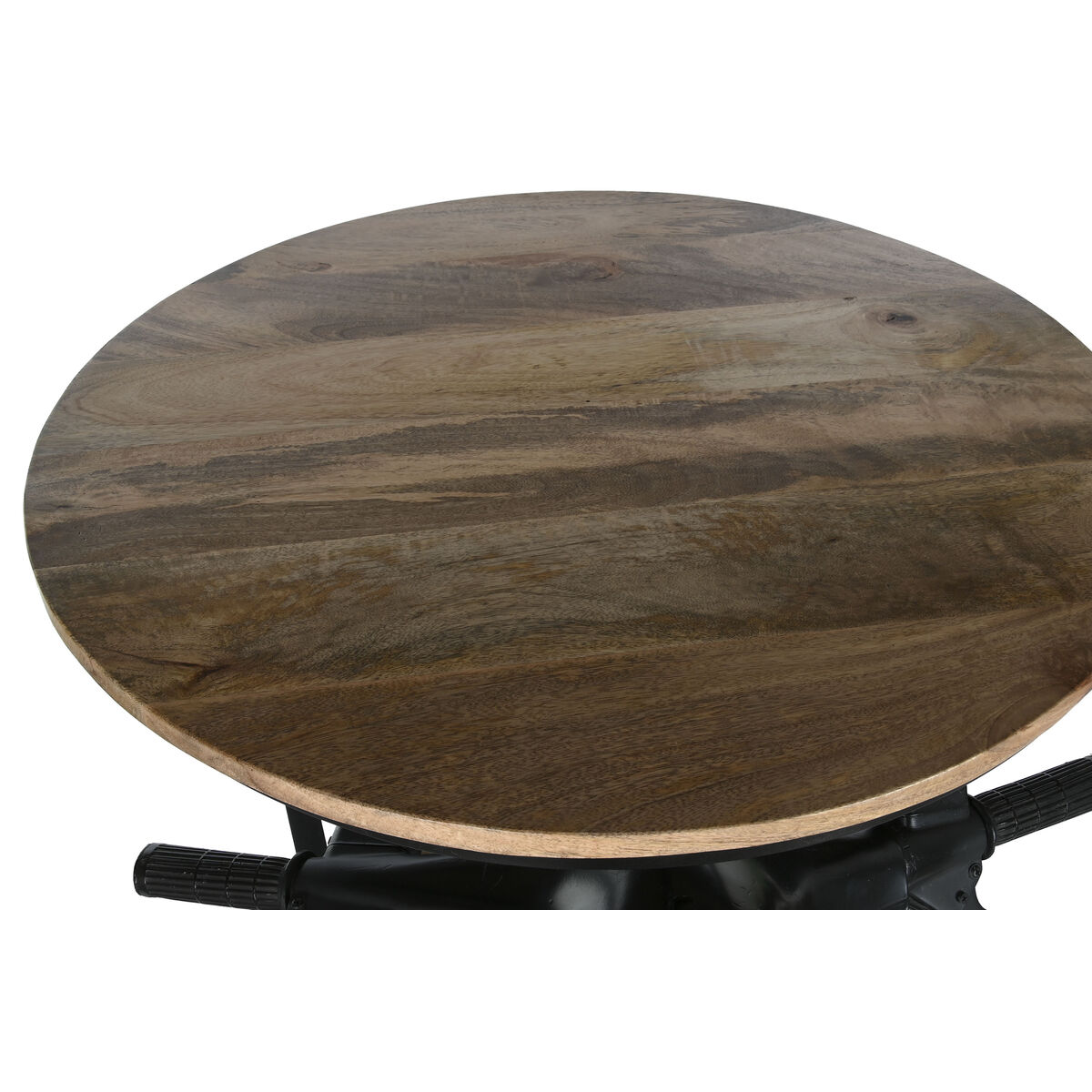 Sidobord Home ESPRIT Brun Svart Järn Mangoträ 116 x 72 x 110 cm - 2